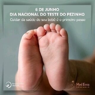 📆🦶🏼No dia 06 de junho, celebramos o Dia Nacional do Teste do Pezinho. 

Este exame, obrigatório e gratuito em todo o Brasil desde 1992, é essencial para detectar doenças em recém-nascidos. Com ele, é possível iniciar tratamentos precoces, prevenindo lesões irreversíveis e até mortes prematuras. 🩺☑️

O teste, que agora cobre até 50 doenças, é um passo crucial para garantir a saúde do seu bebê desde o nascimento. 

Não deixe de realizar este exame tão importante! 💙

#TesteDoPezinho #SaúdeDoBebê #Prevenção #DiaNacionalDoTesteDoPezinho #DraHéctorAndres #ginecologia #obstetricia #CuidadoInfantil #novoselementos